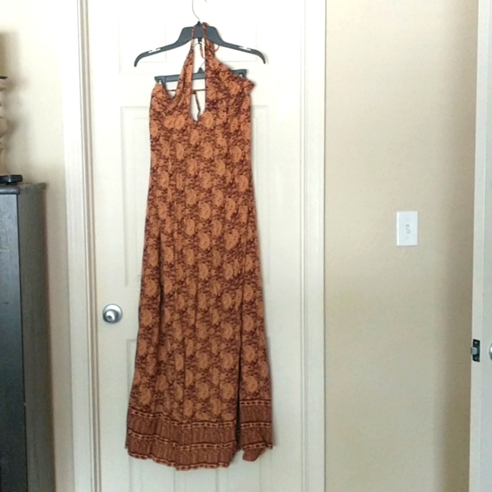 MIIA Paisley Maxi Sundress